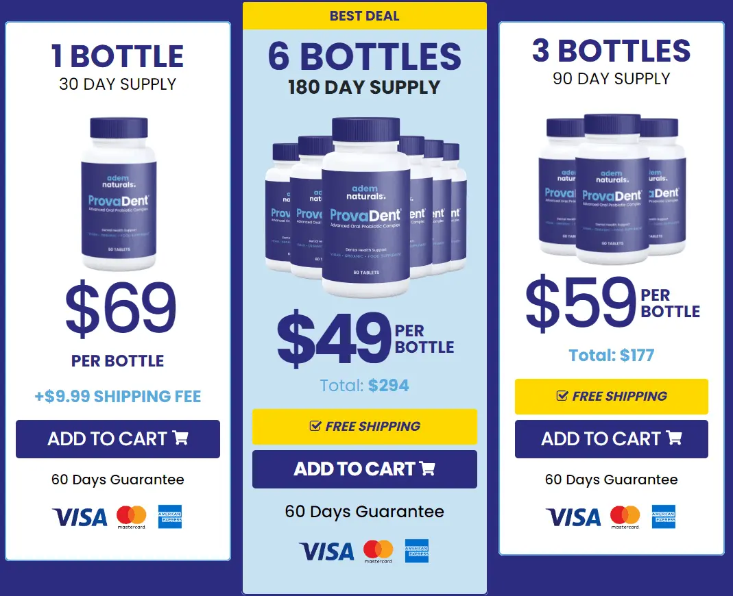 Provadent Sale Page